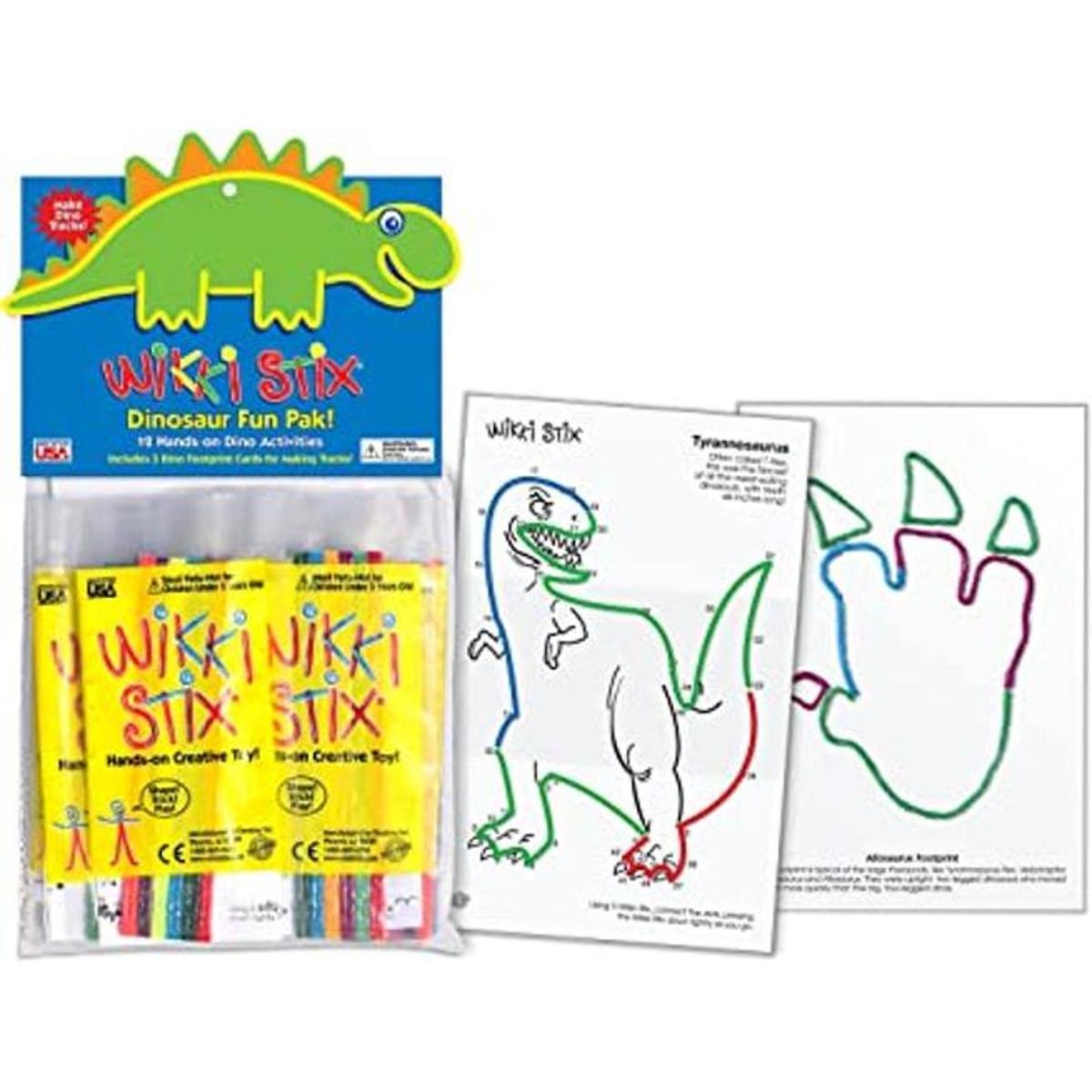 Paquete divertido de dinosaurios Wikki Stix