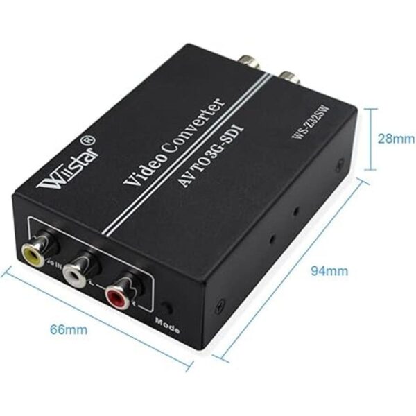Wiistar AV CVBS a 3GSDI Audio Video Convertidor compuesto_3