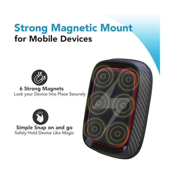 Magnetic Car Phone Holder Mount with 6 Strong Magnets_2