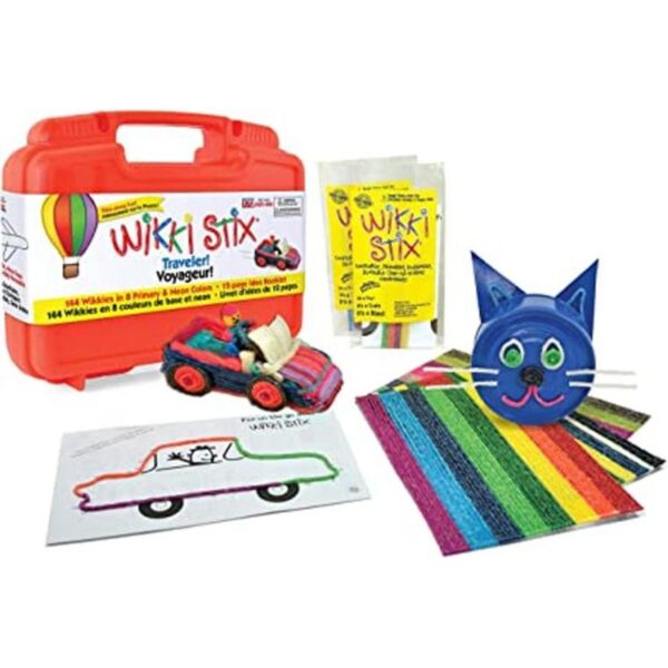 WikkiStix Traveler Playset de 144 piezas de arte y_1