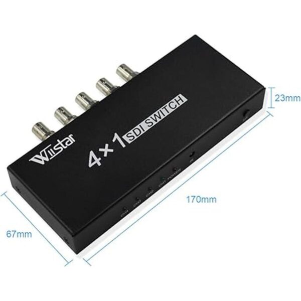 wiistar Conmutador de 4 x 1 SDI 3 GBs con la tecnología_4
