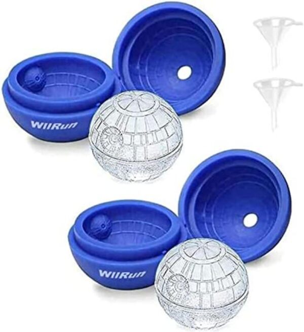 WllRun Bandeja de silicona para cubitos de hielo 2