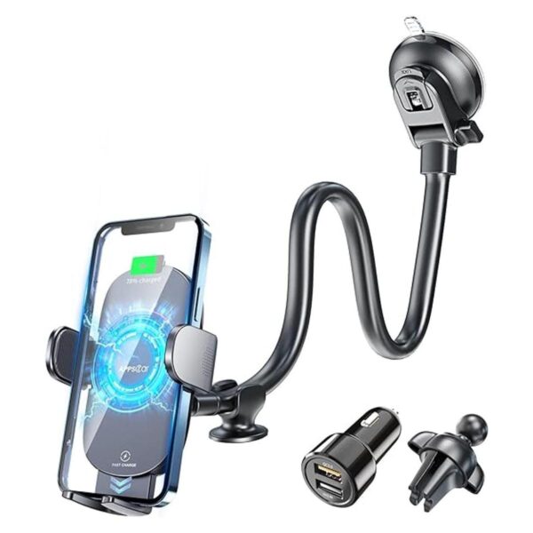 APPS2Car Soporte de teléfono para cargador inalámbrico de_1