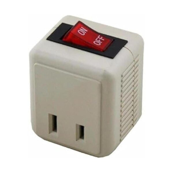Wideskall Adaptador de enchufe de pared con interruptor_3