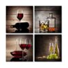 Wieco Art Cuadros modernos de copas de vino de alta_1
