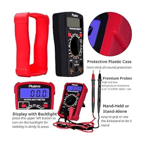 Kit de soldador Temperatura ajustable de 60 W multímetro