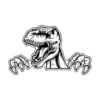 WickedGoodz Tyrannosaurus Rex calcomanía Adhesivo para_1