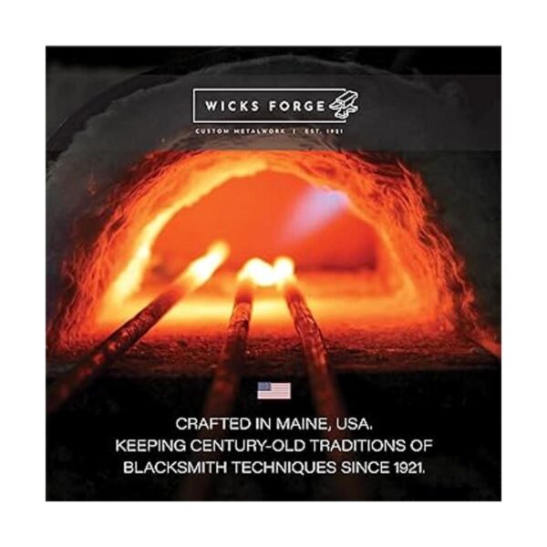 Wicks Forge Cuchillo de hierro fundido con abridor de_6