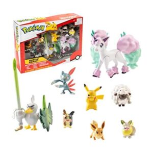 Juego de juguetes de figuras de batalla Pokémon 8 piezas_1