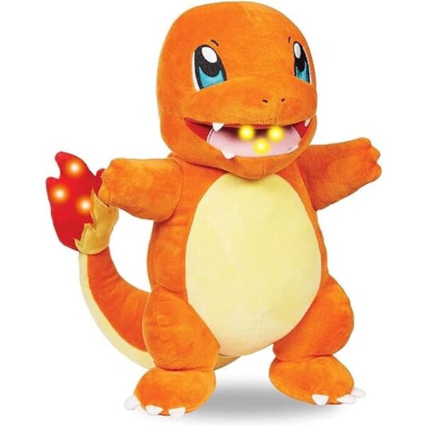 Pokémon Flame Action Charmander Peluche interactivo de 10_1
