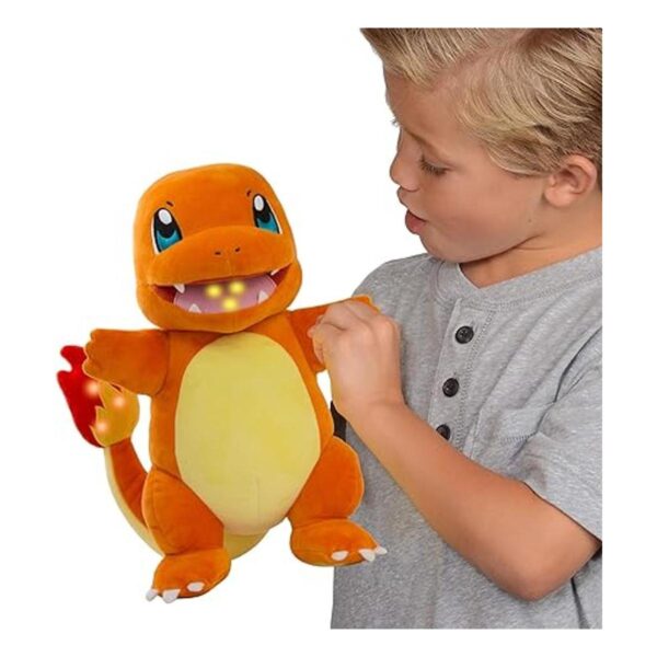 Pokémon Flame Action Charmander Peluche interactivo de 10_2