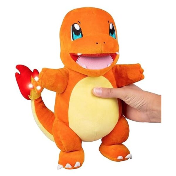 Pokémon Flame Action Charmander Peluche interactivo de 10_5