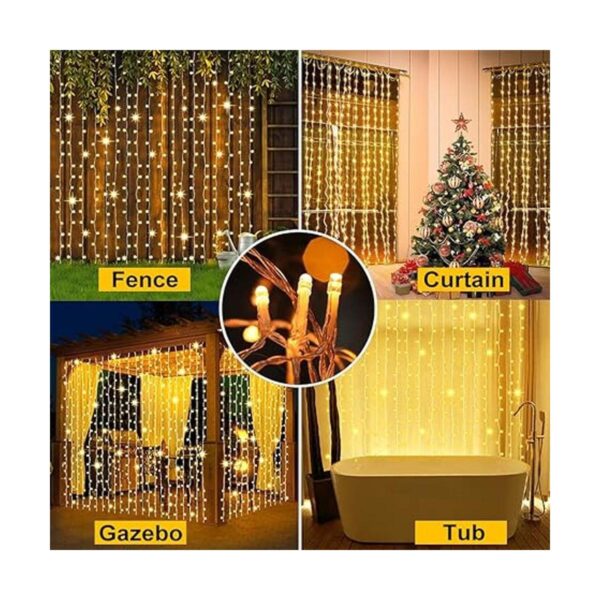 Guirnalda de luces solares mejoradas para jardín al aire_2