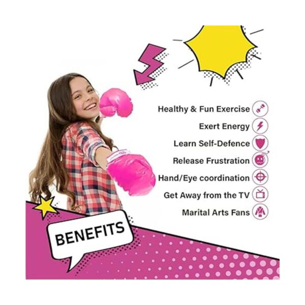 Whoobli Punching Bag for Kids Incl Boxing Gloves 310_2