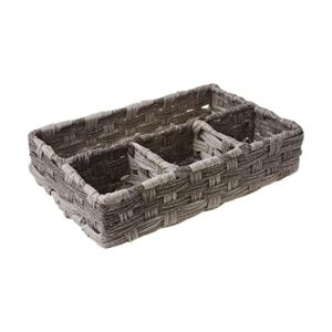 Whitmor Bandeja dividida Rattique de 4 secciones color_1