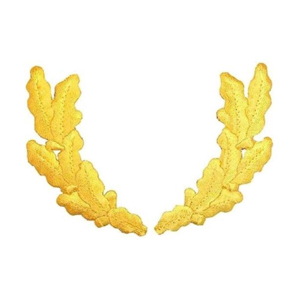 Huevos revueltos amarillo uniforme militar parche_1