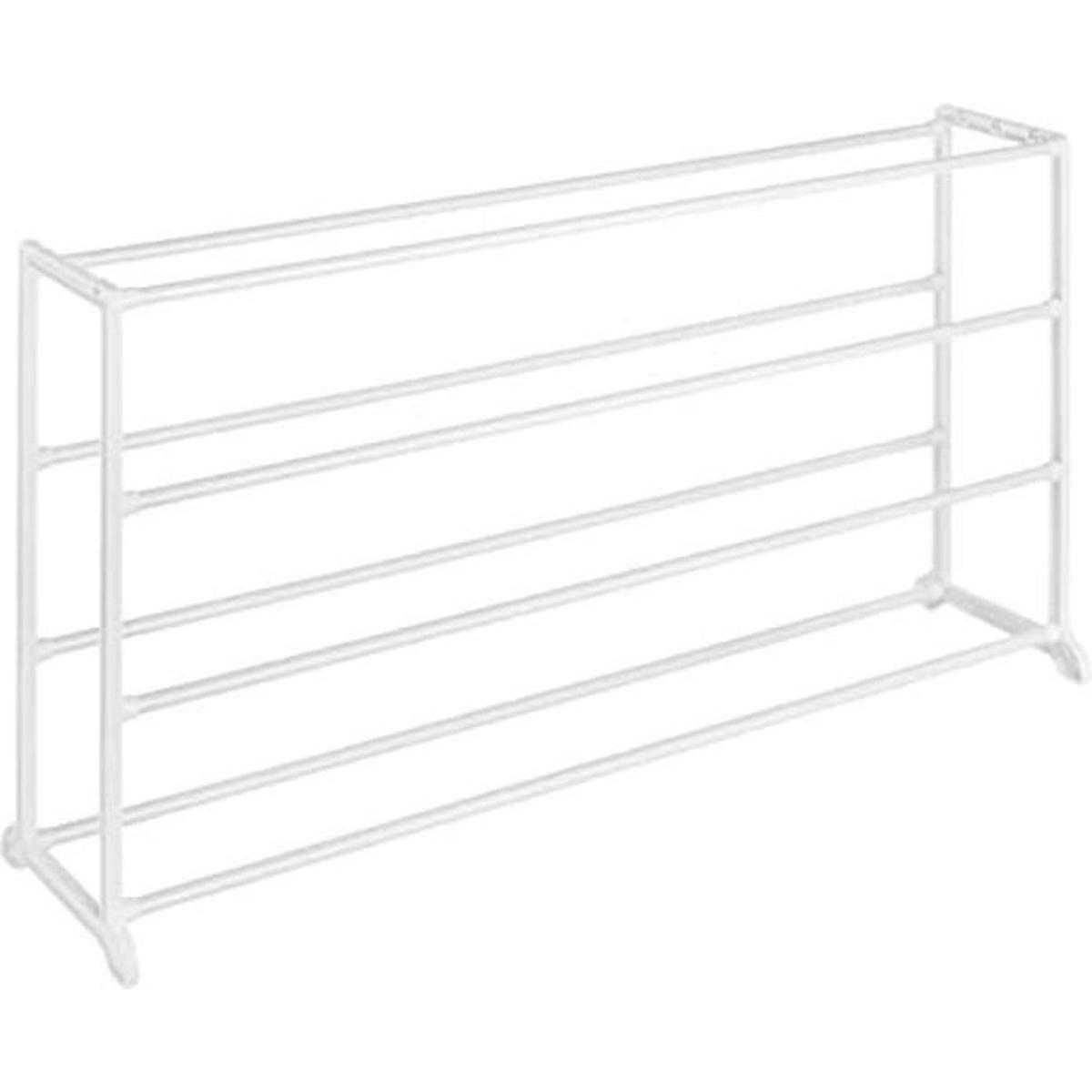 Soporte para 20 pares de zapatos color blanco