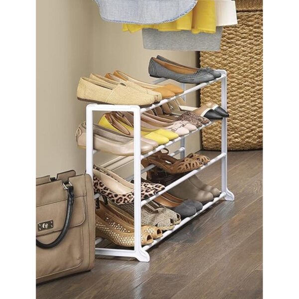 Soporte para 20 pares de zapatos color blanco_3