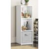 Whitmor Organizador de 3 cubos color blanco