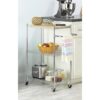 Whitmor Supreme Carrito de cocina y microondas de madera_2