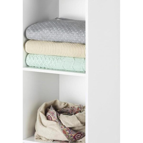 Whitmor Organizador de 3 cubos color blanco