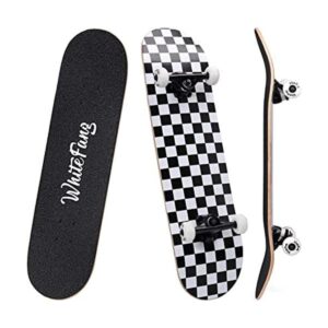 WhiteFang Skateboards for Beginners Complete Skateboard_1