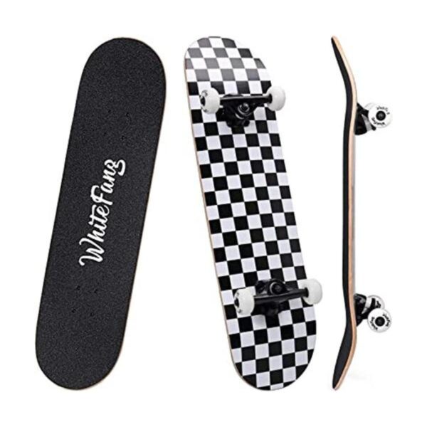 WhiteFang Skateboards for Beginners Complete Skateboard_1