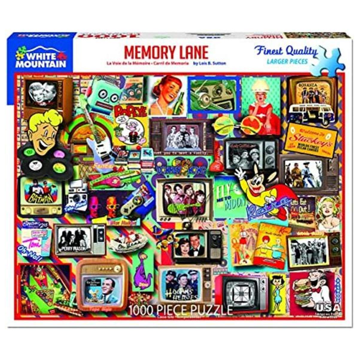 White Mountain Puzzles Memory Lane Rompecabezas de 1000