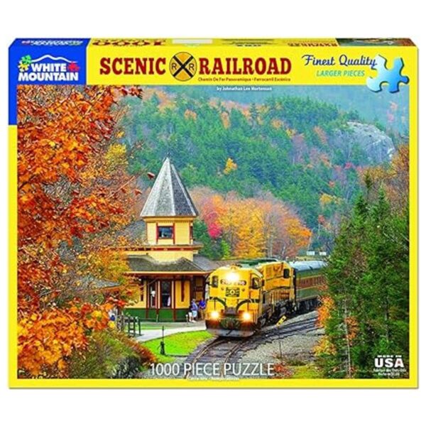 White Mountain Puzzles Scenic Railroad Rompecabezas de_2