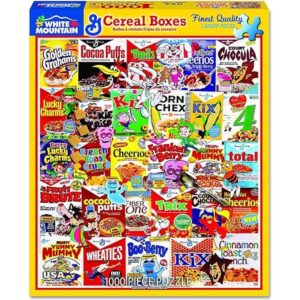 Rompecabezas White Mountain de cajas de cereales 1000_1