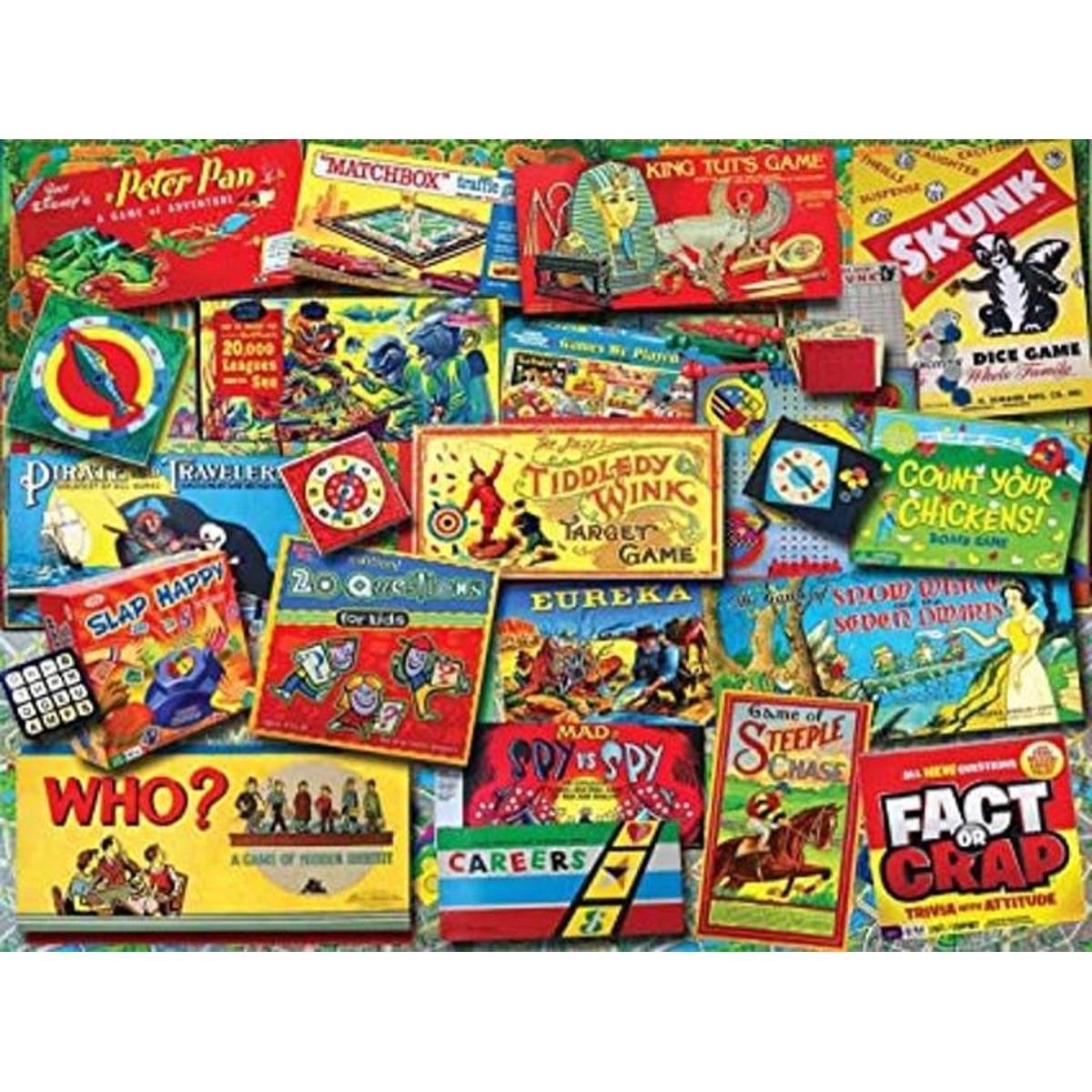 Puzzles white mountain Juego para la familia Night