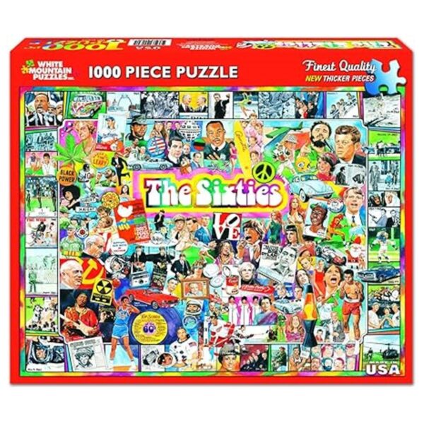 Rompecabezas White Mountain Puzzles de Los años sesenta_2