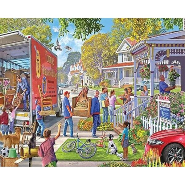White Mountain Puzzles Moving in Rompecabezas de 1000_2