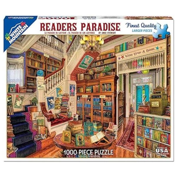 White Mountain Puzzles Readers Paradise rompecabezas de_2