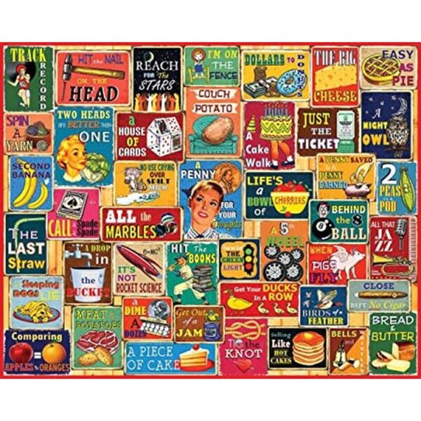 White Mountain Puzzles Things We Say rompecabezas de 1000_1