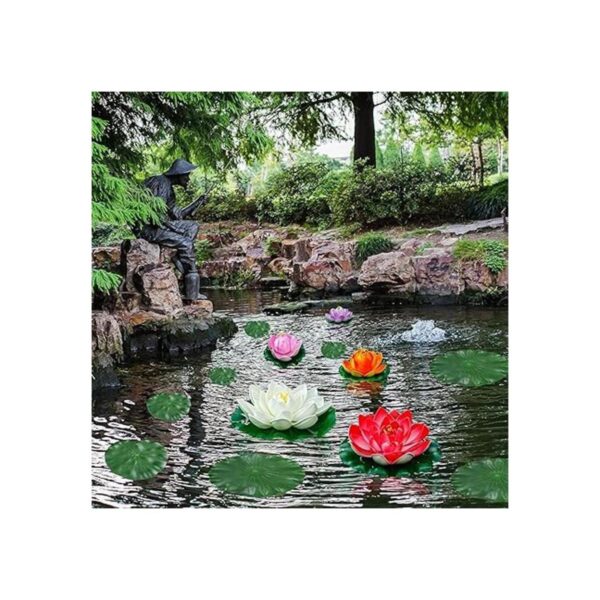 14 almohadillas de lirio de 11 y 6 pulgadas para_2