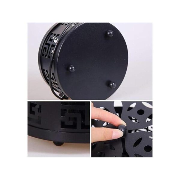 Whiidoom Soporte de metal para bobina de mosquitos con_5