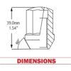 Wheel Accessories Parts 916 Tuercas de tuerca OEM_2