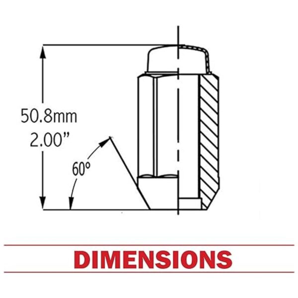 Wheel Accessories Parts Bulge Bellota Tuerca de rueda M14_2
