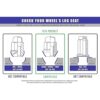 Wheel Accessories Parts Juego de 20 tuercas negras de 12 x_3