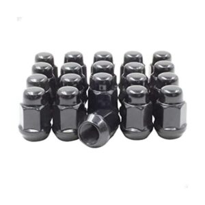 Wheel Accessories Parts Juego de 20 tuercas negras de 12 x_1