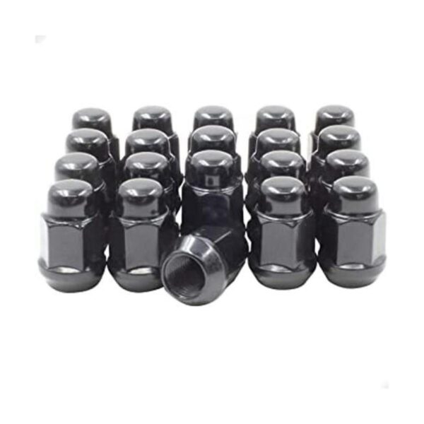 Wheel Accessories Parts Juego de 20 tuercas negras de 12 x_1