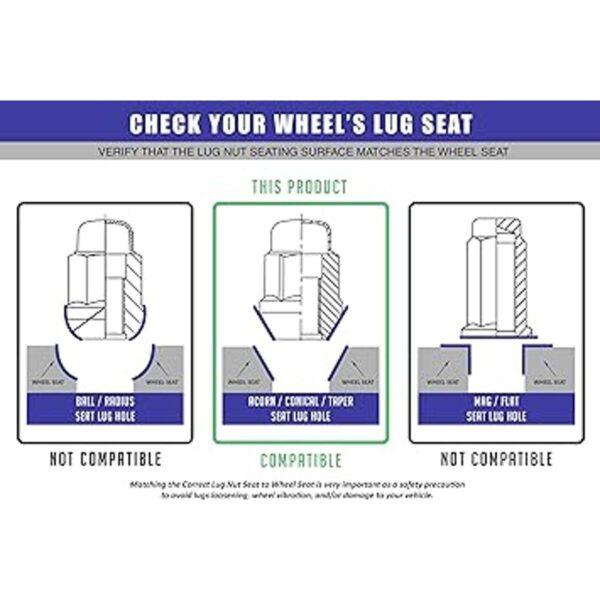 Wheel Accessories Parts Juego de 32 tuercas de repuesto de_3