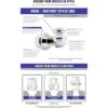 Wheel Accessories Parts Juego de 24 tuercas cromadas_3