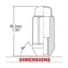 Wheel Accessories Parts Juego de 20 tuercas de rueda_2