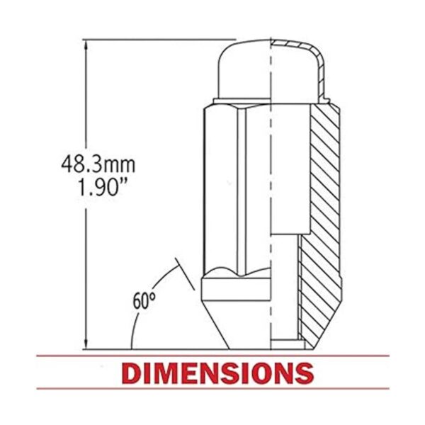 Wheel Accessories Parts Juego de 20 tuercas de rueda_2