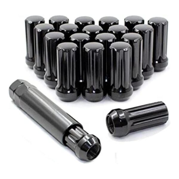 Wheel Accessories Parts Juego de 20 tuercas negras de 14 x_1