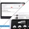 Wheel Accessories Parts Juego de cerraduras de rueda con
