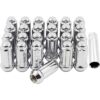 Wheel Accessories Parts Juego de 24 tuercas cromadas de 14_1
