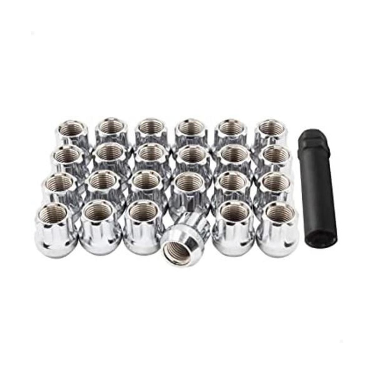 Wheel Accessories Parts Juego de 24 tuercas de tuerca de